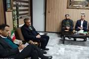 دیدار رئیس شبکه دامپزشکی گناباد با فرماندار جدید شهرستان 